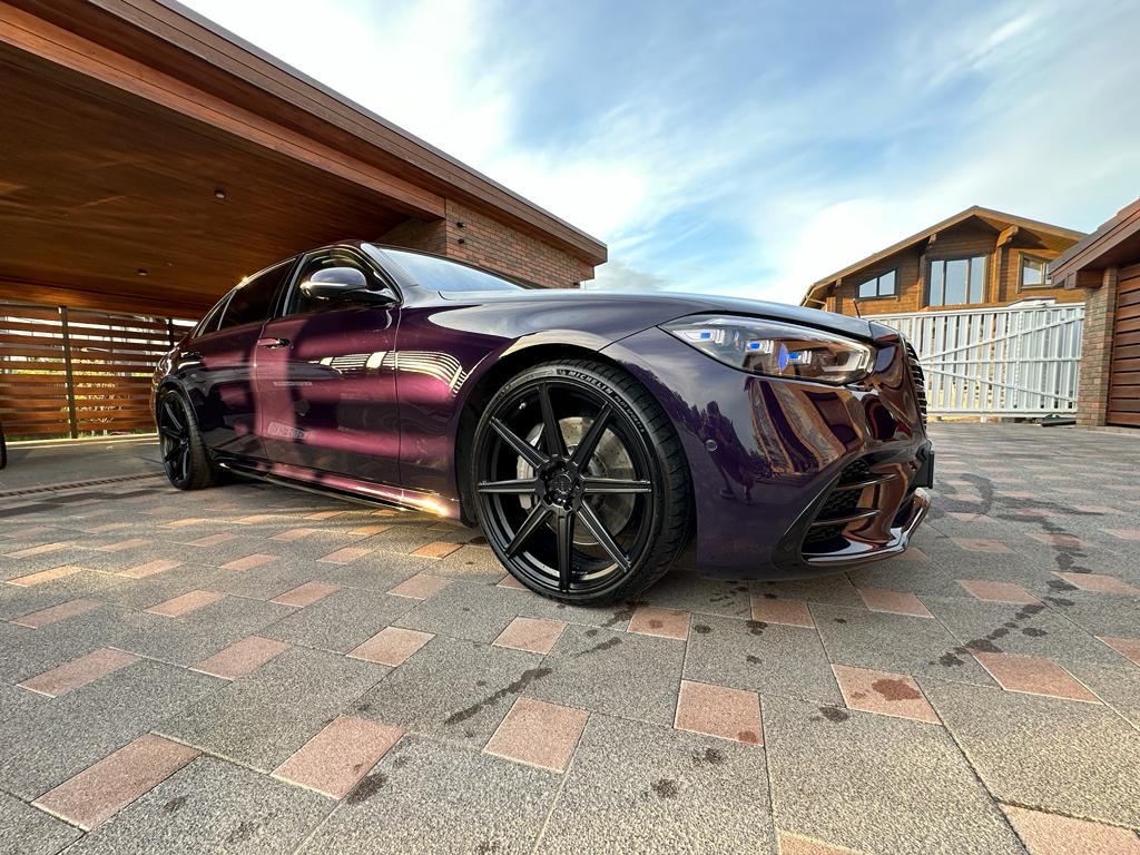 Mercedes S Class W223 на 22" кованых дисках нашего производства фото 6