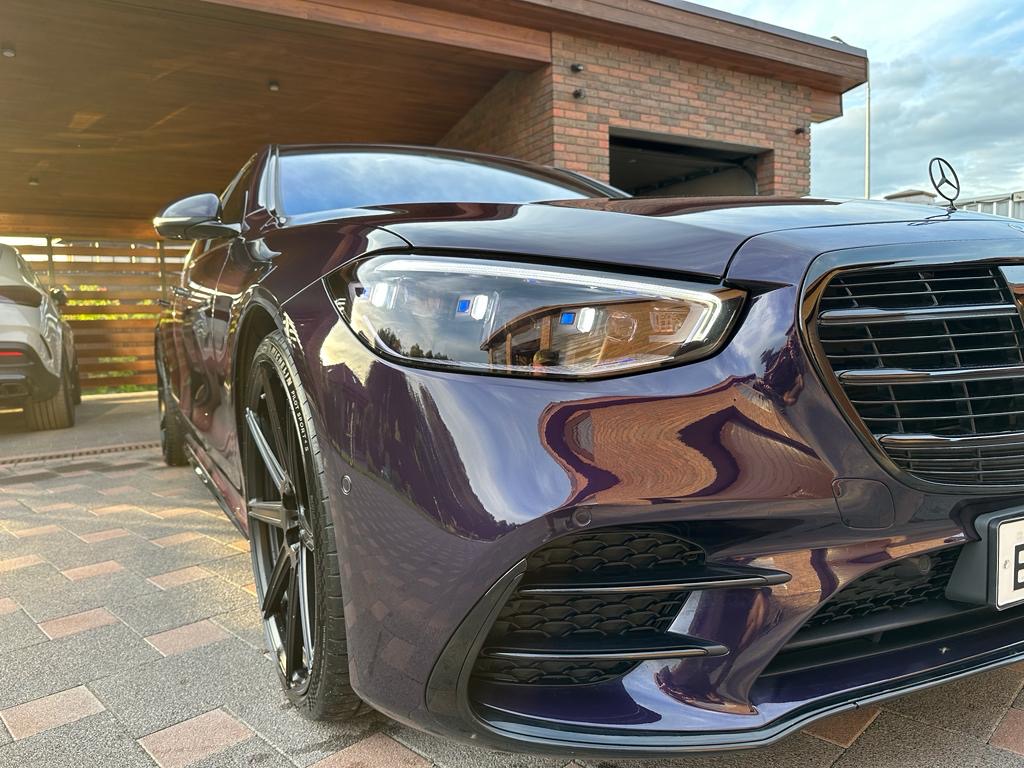 Mercedes S Class W223 на 22" кованых дисках нашего производства фото 5