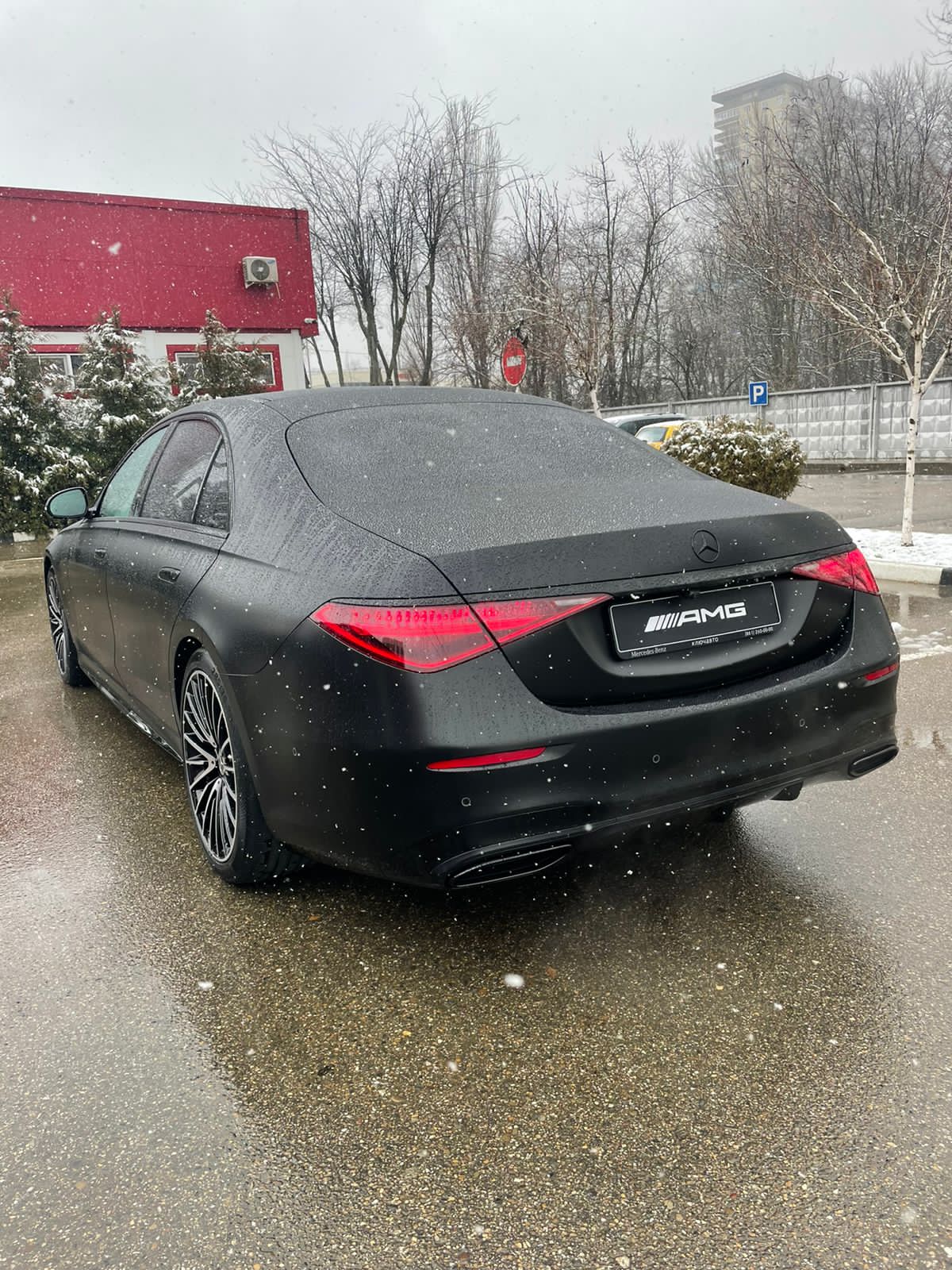 Mercedes S Class W223 на 21" кованых дисках нашего производства фото 3