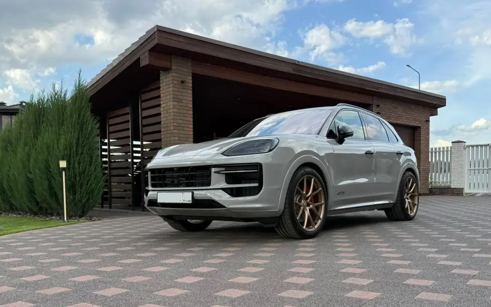 Porsche Cayenne на 22" кованых дисках нашего производства фото 4