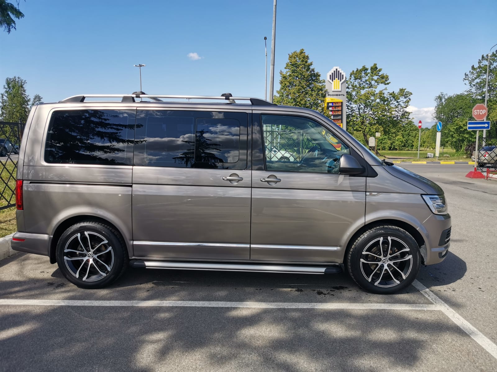 VW Multivan на 19" кованых дисках нашего производства	 фото 3